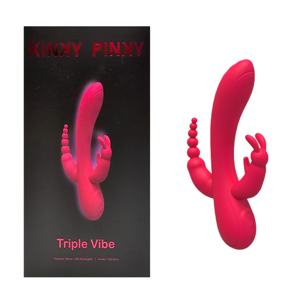 ויברטור טריפל G דגדגן ואנאלי | Triple Vibe ויברטור טריפל G דגדגן ואנאלי | Triple Vibe